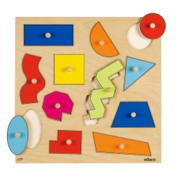 Puzzle à boutons - formes géométriques