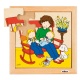 Family puzzles - New baby - eating (9 pieces)
