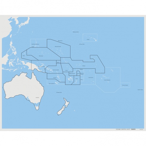 Oceania Control Map: Labeled