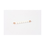 Barre de 7 en perles de verre individuelles : Blanc