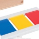 Première boite des tablettes de couleurs