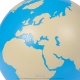 Globe des parties du monde
