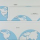Hemisphere Maps and Labels set