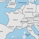 Carte de contrôle de l'Europe en anglais