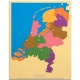 Carte puzzle des Pays-Bas