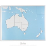 Australia Control Map: Unlabeled
