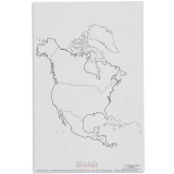 Carte des états d'Amérique du Nord x50