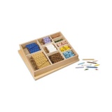 Multiplication Bead Bar Layout Box: Individual Beads Nylon