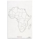 Carte des états de l'Afrique x50
