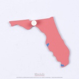 Puzzle Piece Of USA: Florida