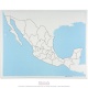 Mexico Control Map: Unlabeled