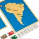 4 cartes de l'Amérique du Sud