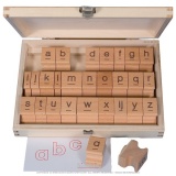 Rubber Stamp Set: Alphabet Letters - Outline
