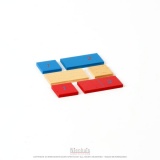 Addition/Subtraction Strip Board: First 2 Strips - Red/Blue/Natural