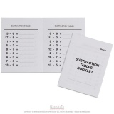 Subtraction Tables Booklet: 3