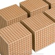 Cubes des milliers en bois x 10