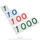 Plastic Number Cards: Large, 1-1000