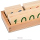 Petite boite des symboles de 1 à 9000 en bois
