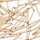 Golden Bead Chain Of 1000: Individual Beads Glass