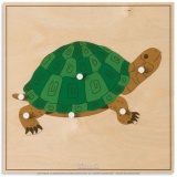 Puzzle animal : tortue