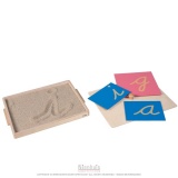 Sandpaper Letter Tracing Tray