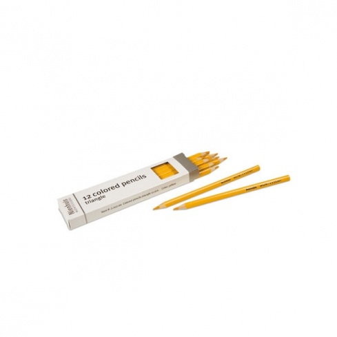 3-Sided Inset Pencils: Yellow