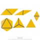 Satz Konstruktive Dreiecke Gelb