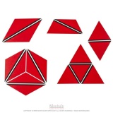 Ensemble des triangles constructeurs : rouges