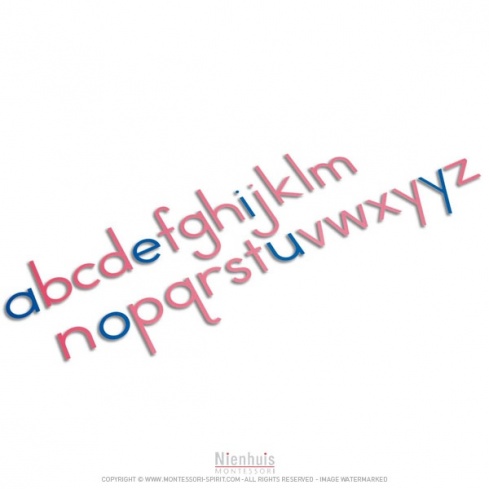 Bewegliches Alphabet, Druckschrift (internationale Version)
