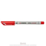 Stabilo OHP pens non-permanent, Red 1 mm (M), pack of 10