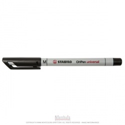 Stabilo OHP pens non-permanent, Black 1 mm (M)