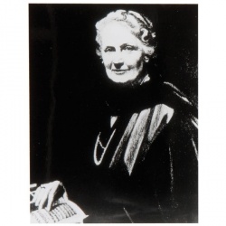 Photo Of Painting - Maria Montessori: 4 x 5 in