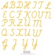 Sandpapierbuchstaben Buchstabenverbindungen, lateinische Ausgangsschrift International
