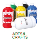 Textile printing paint, 500 ml, Set of 6 bottles