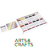 Wax crayons, box of 12 assorted colours
