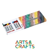 Oil crayons, Box of 12 assorted colours