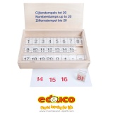 Number stamps up to 20