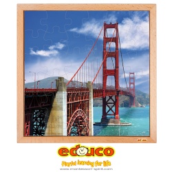 USA puzzle - Golden Gate (36 pieces)