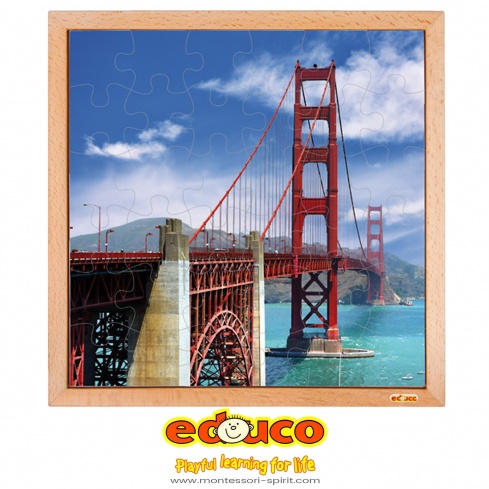 USA puzzle - Golden Gate (36 pieces)