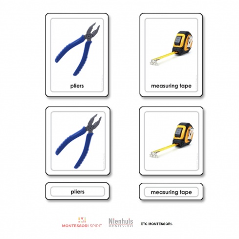 Tools 3 Part Cards