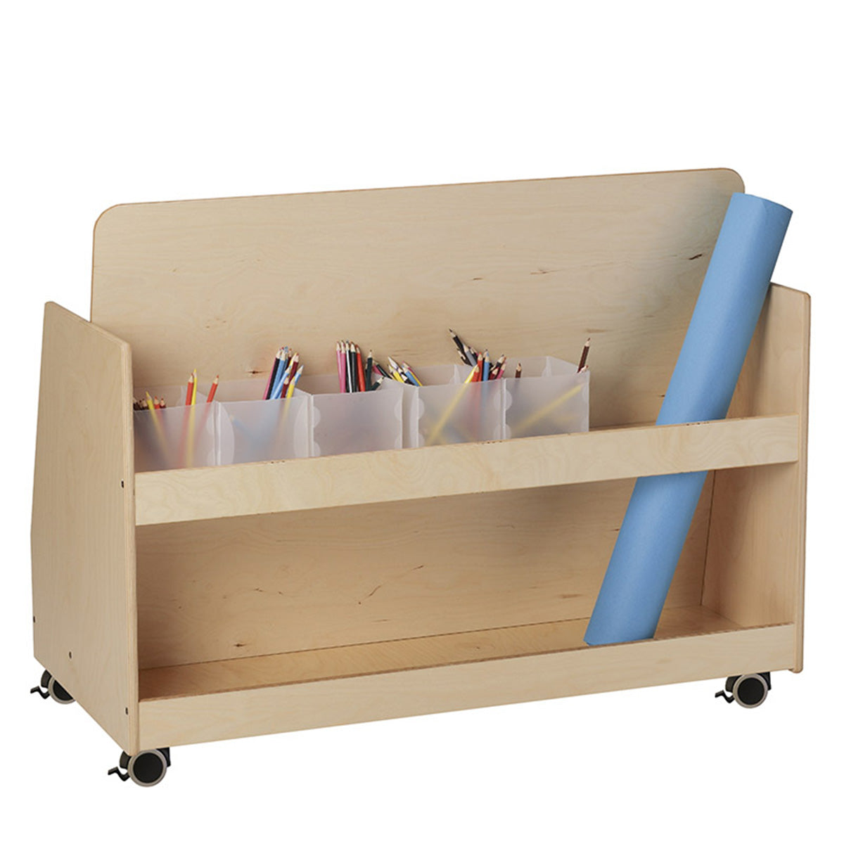 Chariot pour crayons et papier