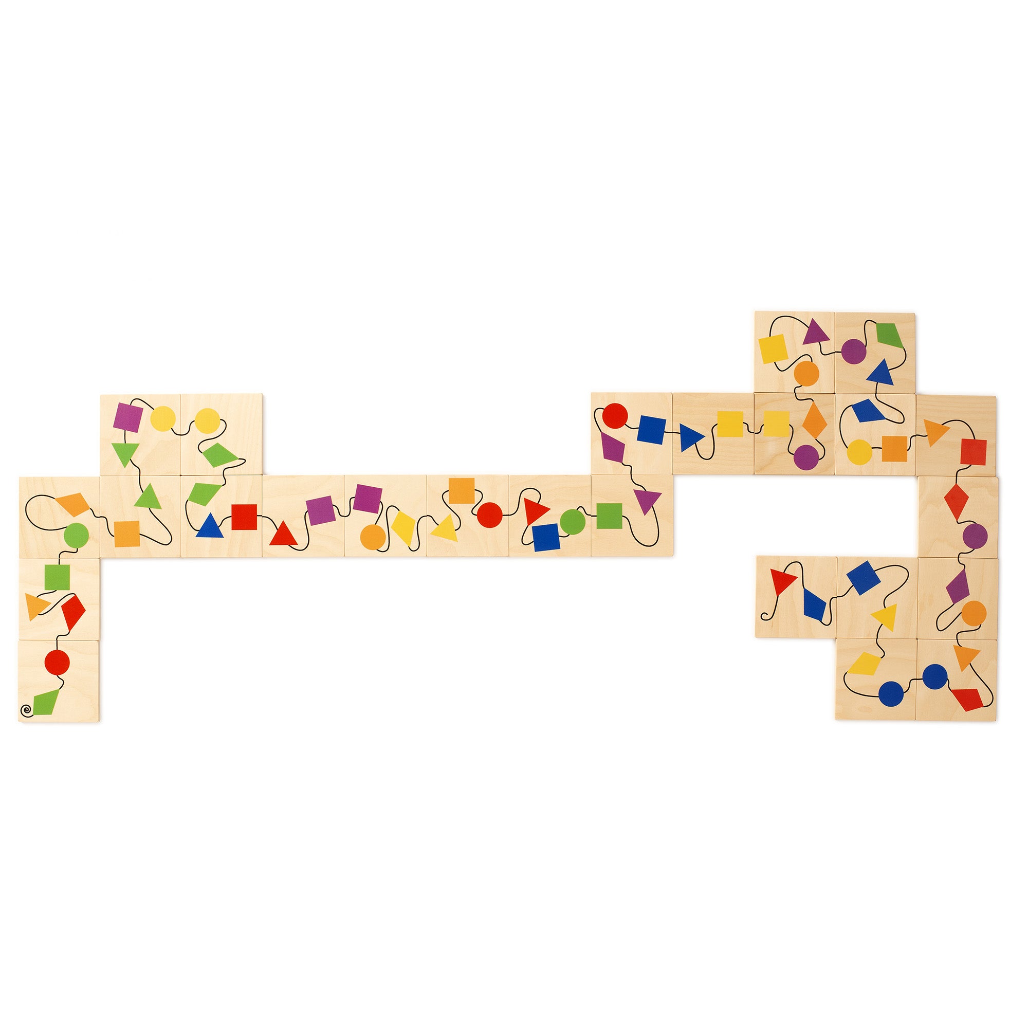 Associez forme et couleur