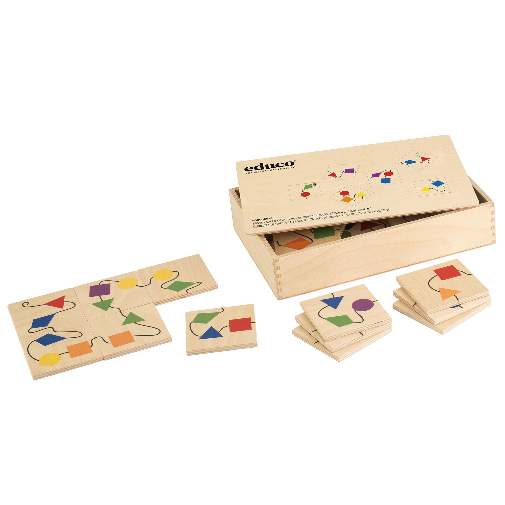 Associez forme et couleur