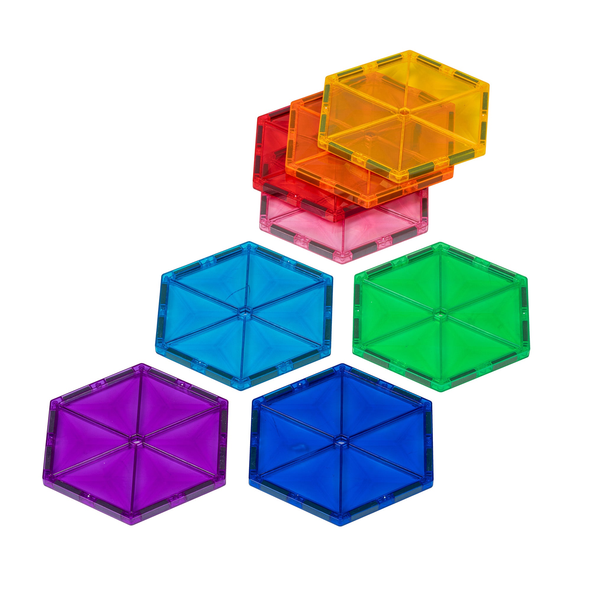 MagGenius - Blocs de construction magnétiques hexagonaux x8
