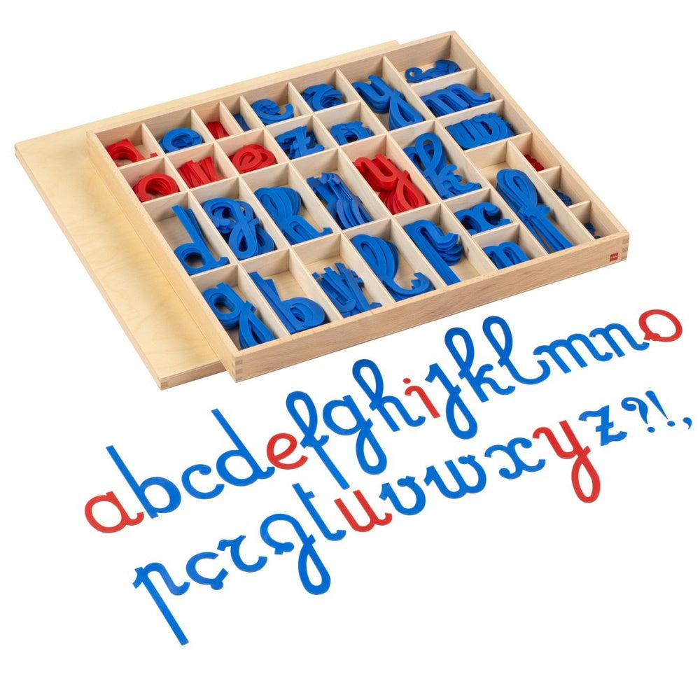 European mobile alphabet - cursive (box included)