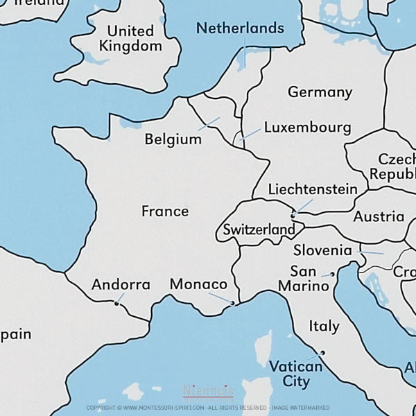 Image of Carte-de-controle-de-l-europe