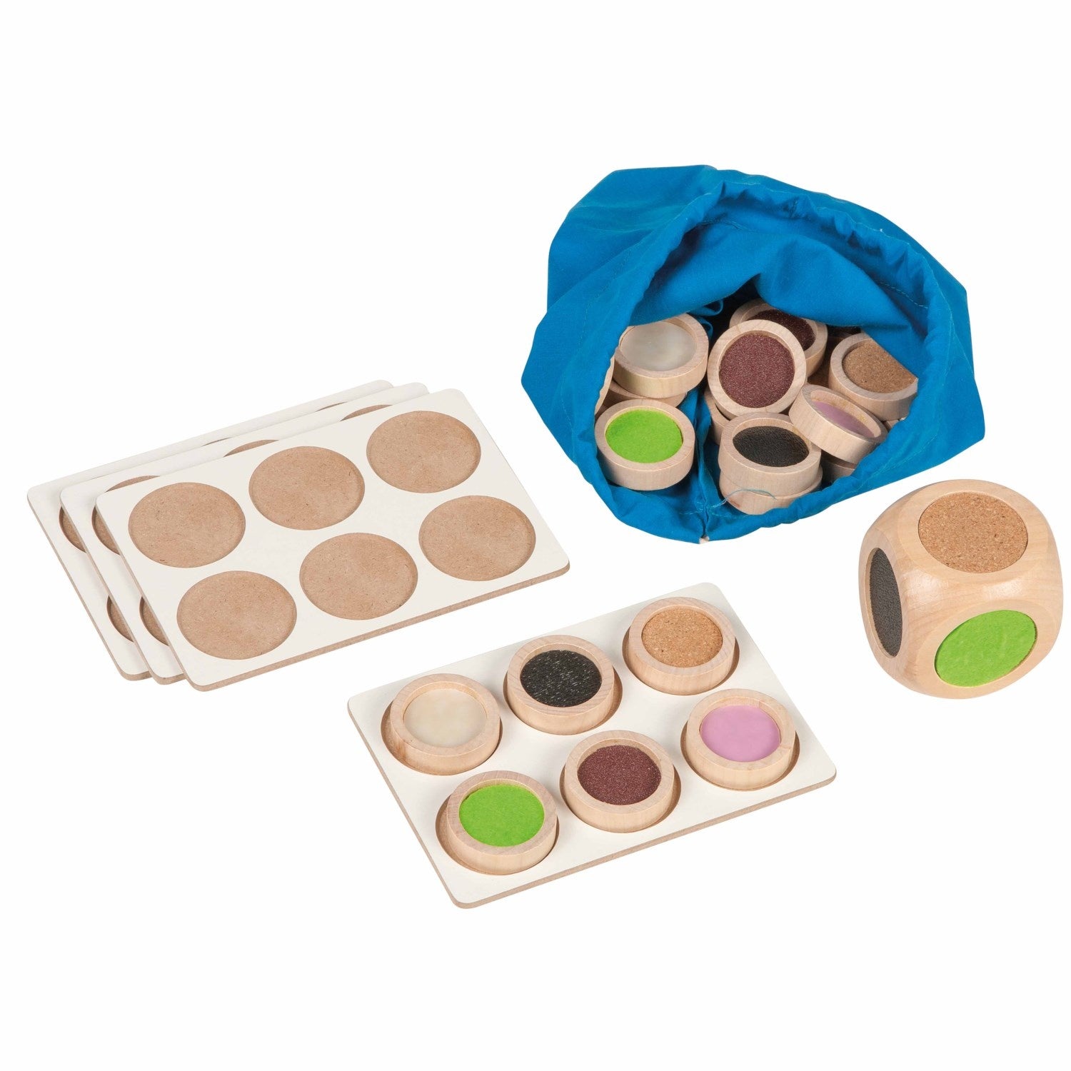 Jeu de dés tactile
