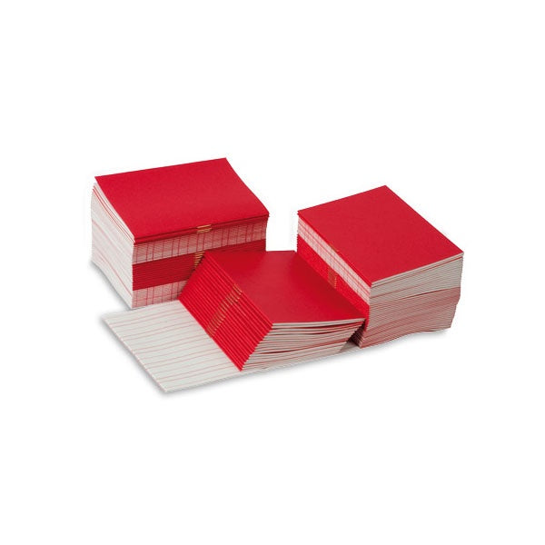 Red Razor 50 Booklets Red writing booklets x 100