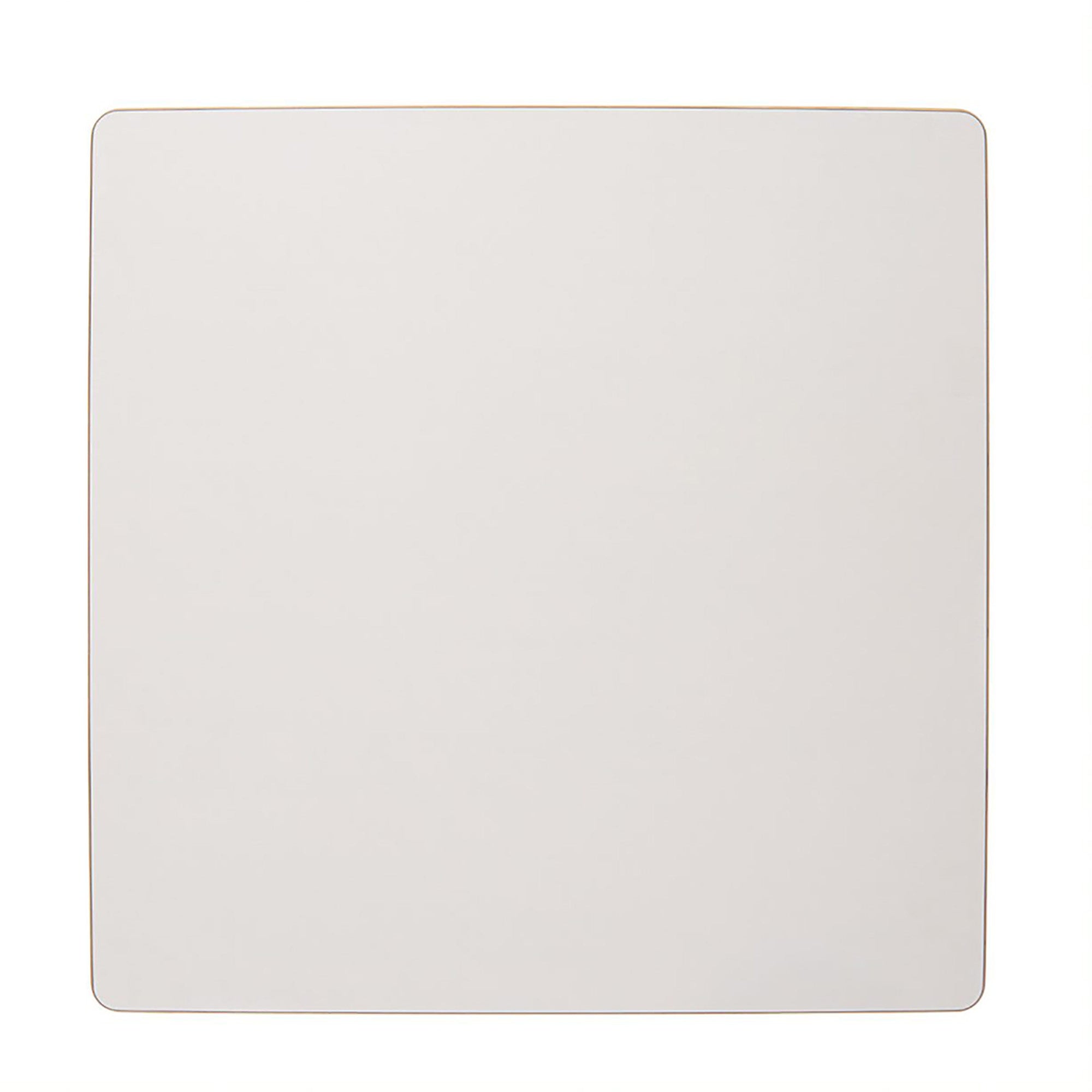 Plateau de table carré : Blanc - 64 x 64 x 2 cm