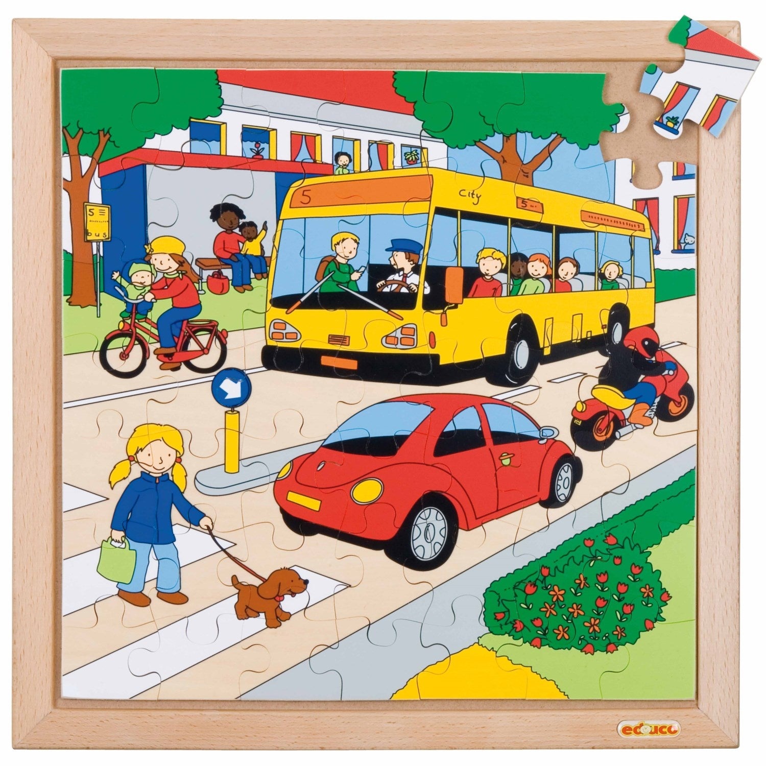 Puzzle des transports - voiture